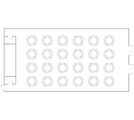 Round Floor Plan